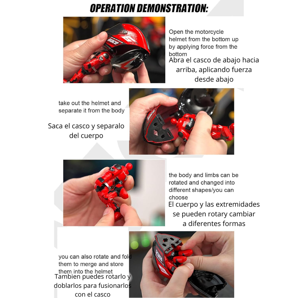 MotoVerse figura de motero de carreras